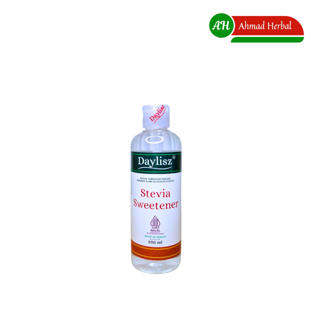 

Stevia Sweetener 250 ml - Daylisz Pemanis 0 Kalori - Alternatif Gula Pasir / Aren / Rasa Manis