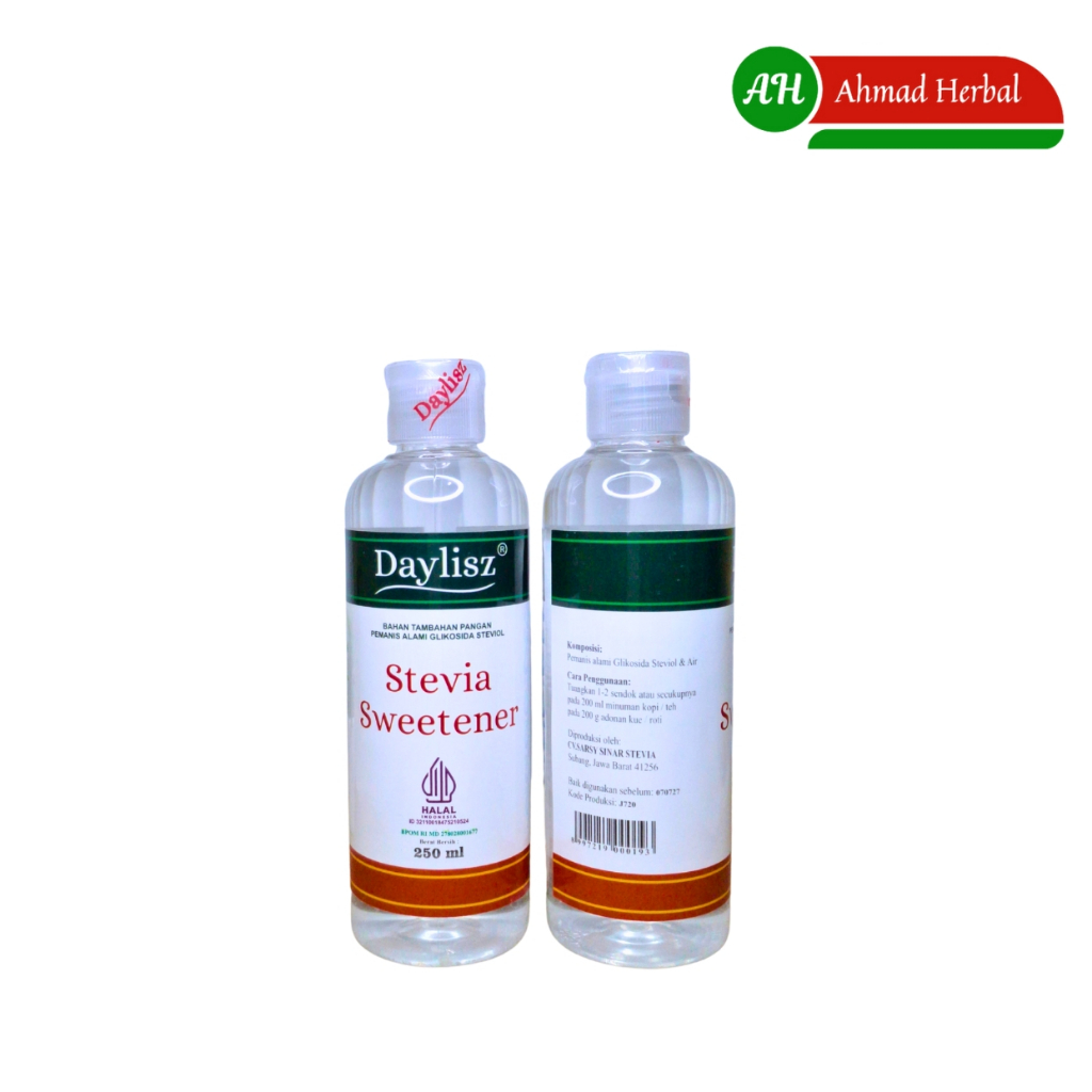 

Pemanis Cair Alami Gula Stevia untuk Diabetes dan Diet Rendah Kalori 250 ml