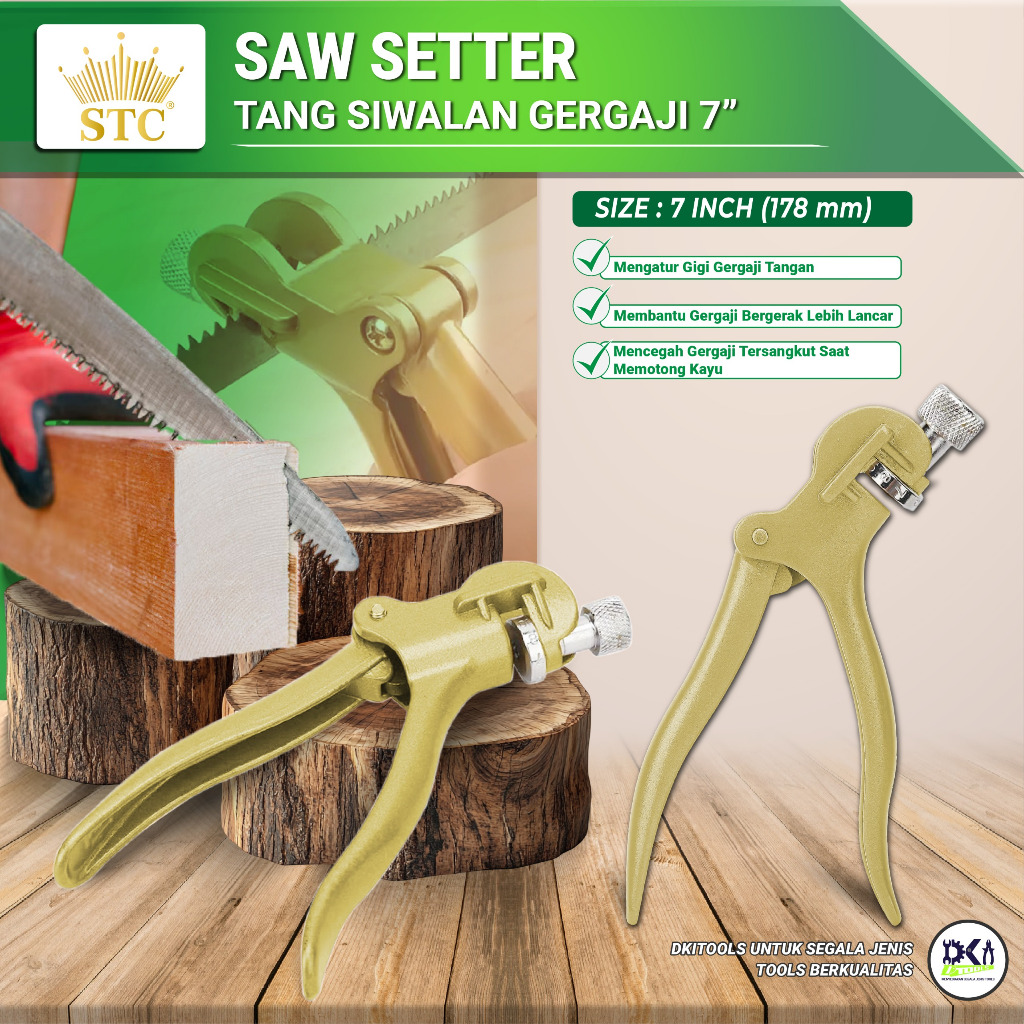 STC Tang Siwalan Gergaji Saw Setter 7" inch