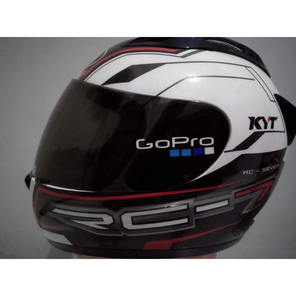 Helm Motor KYT RC-7 Original Second Red Black Seri 14 Size M – Bonus Visor Clear & Dark