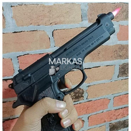 Korek Api pistol unik Api bara Beretta M9