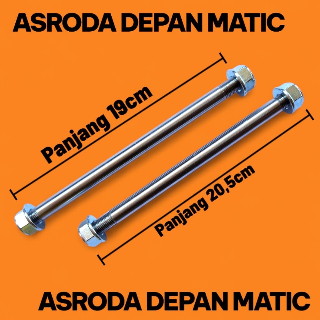 Stainless Depan Beat Scoopy Vario | As Roda Depan Matic Original Honda,As Roda Depan Motor Matic Hon