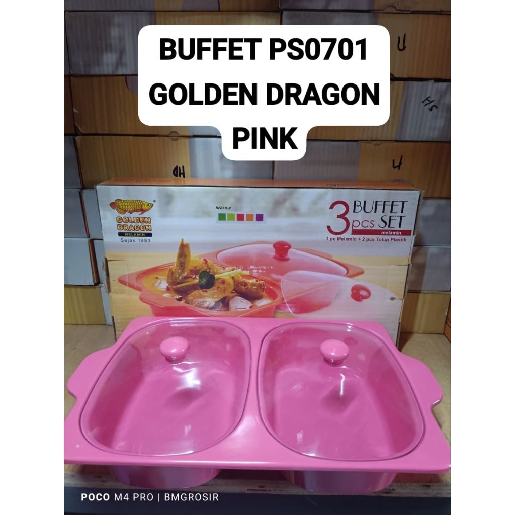 Prasmanan Buffet Set Double Melamine  Golden Dragon PS0701