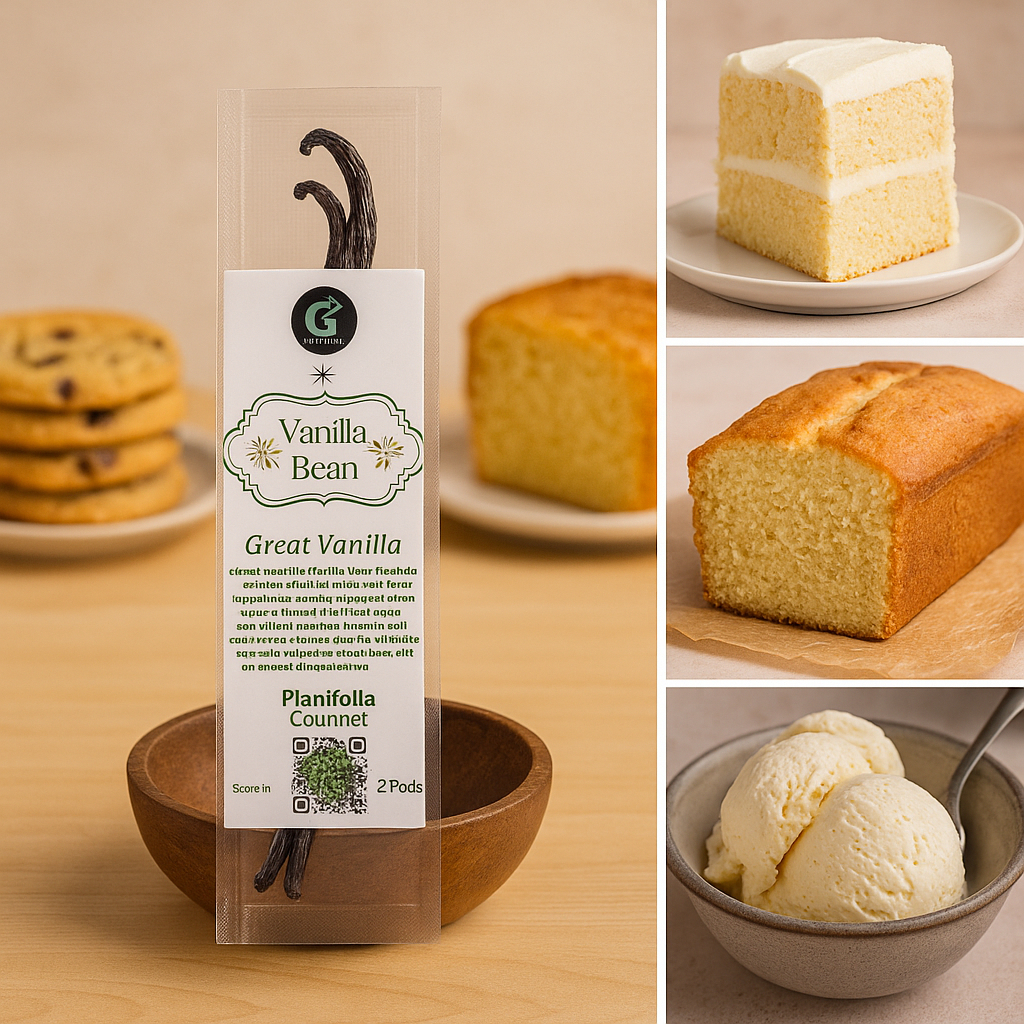 

Great Vanilla Beans Planifolia Panjang Biji 17 cm UP - Vanilla beans Gourmet Grade A