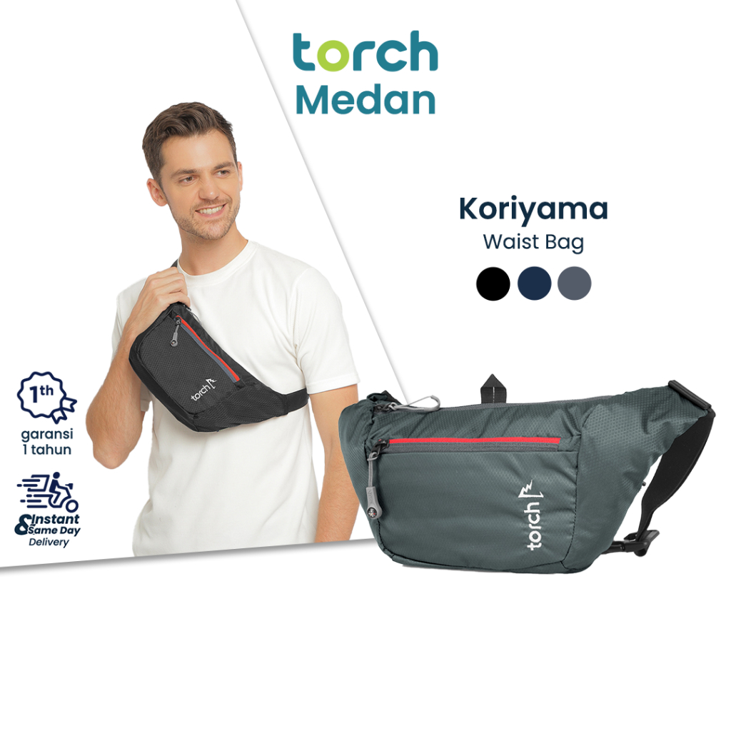 TORCH Koriyama Tas Pinggang Konser Anti Air Pria Wanita