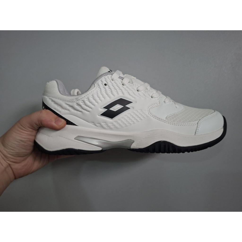 Sepatu Tenis Lotto Donald White Tennis Shoes Lotto Donald Putih