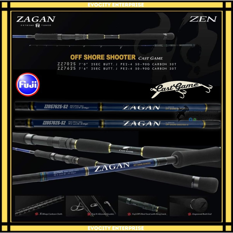 Joran Zen X EA ZAGAN OFFSHORE SHOOTER ZZ702-S Light Popping PE2-4