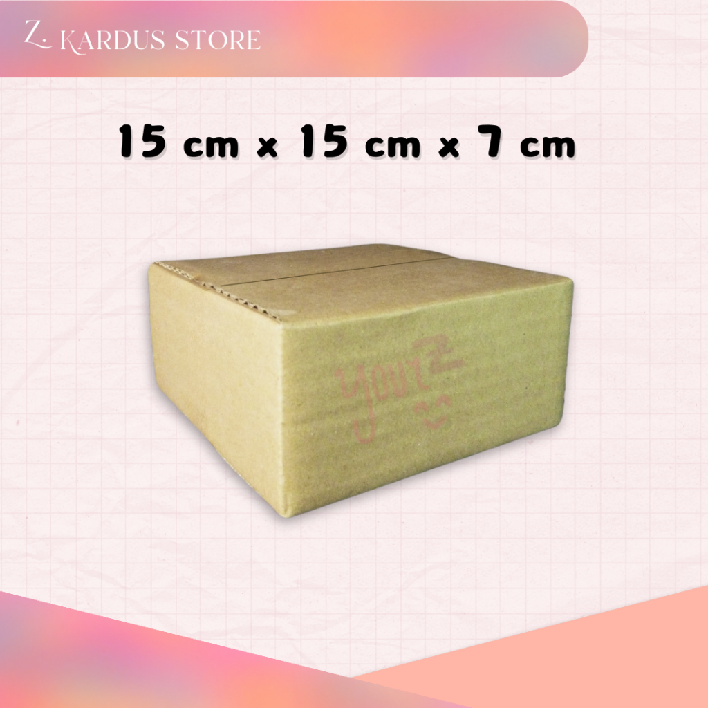 

Kardus Sedang | Kardus Packing | Kardus Paket | Kardus ukuran 15 cm x 15 cm x 7 cm