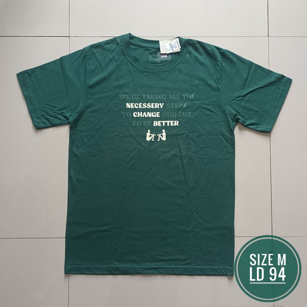 KAOS COWOK HIJAU KEREN GANTENG T ZONE