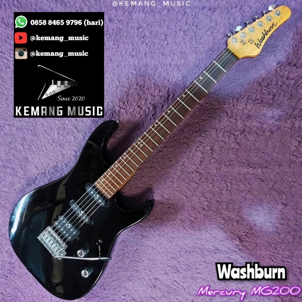 Washburn MG200 mercury gitar langka gitar original murah