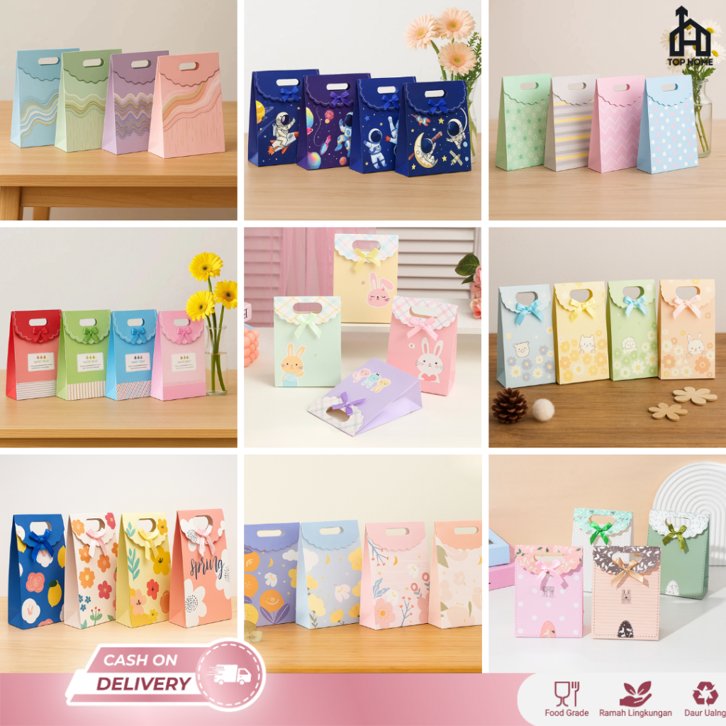 

Paper Bag Tutup Kado dan Souvenir Motif / Tempat Kado Bingkisan Hadiah | Tas Kado AP01S1 - AP06S1