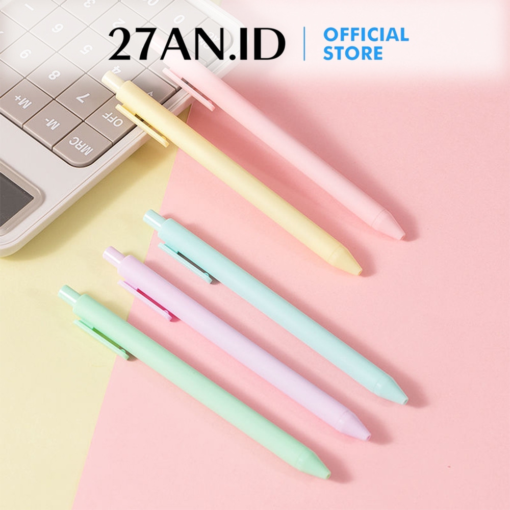 

Pena H999 Cetekan Macaroon Warna Pastel Pulpen Tinta Hitam Alat Tulis Sekolah dan Kantor Bolpoin Polos Murah