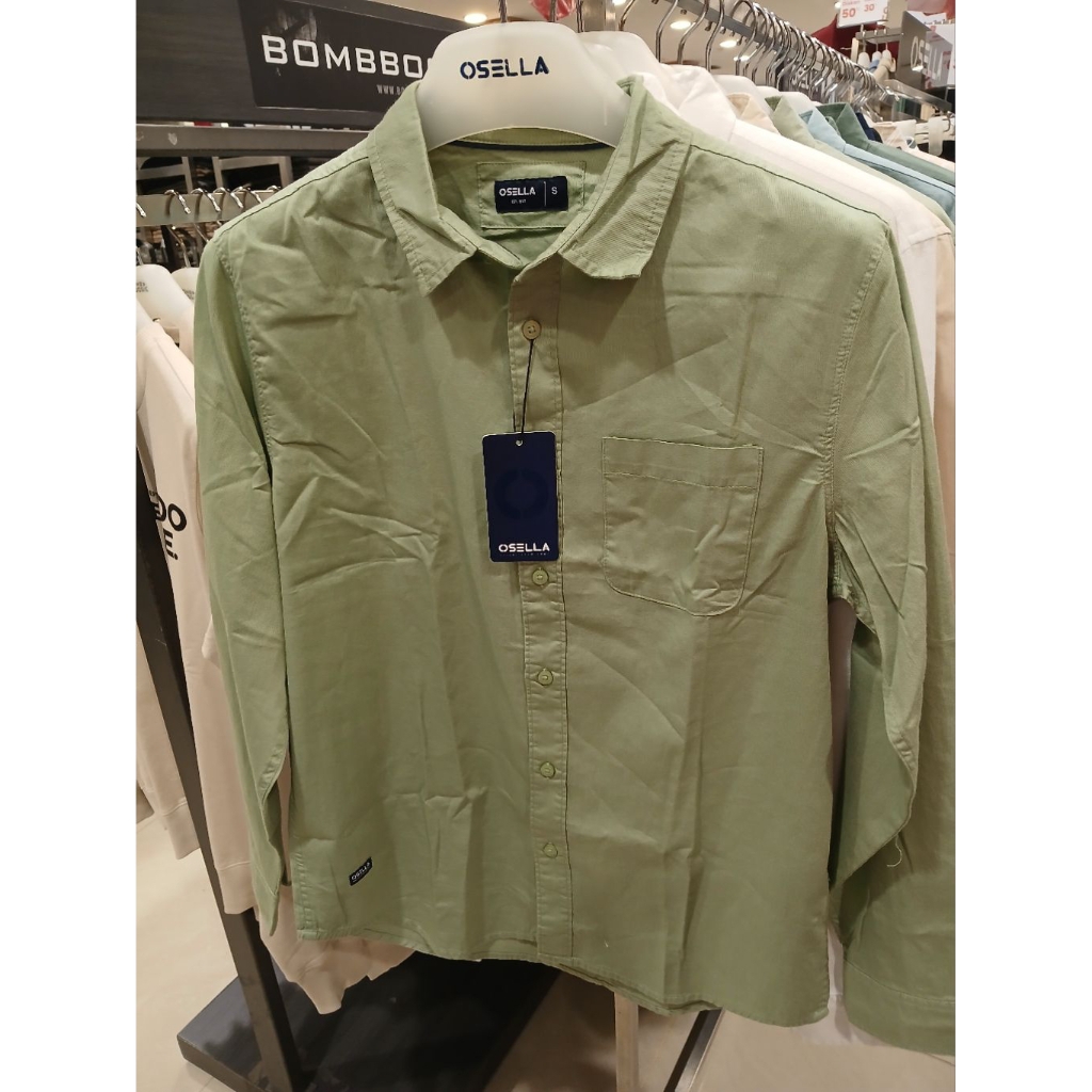 osella men kemeja panjang pria casual 203501364
