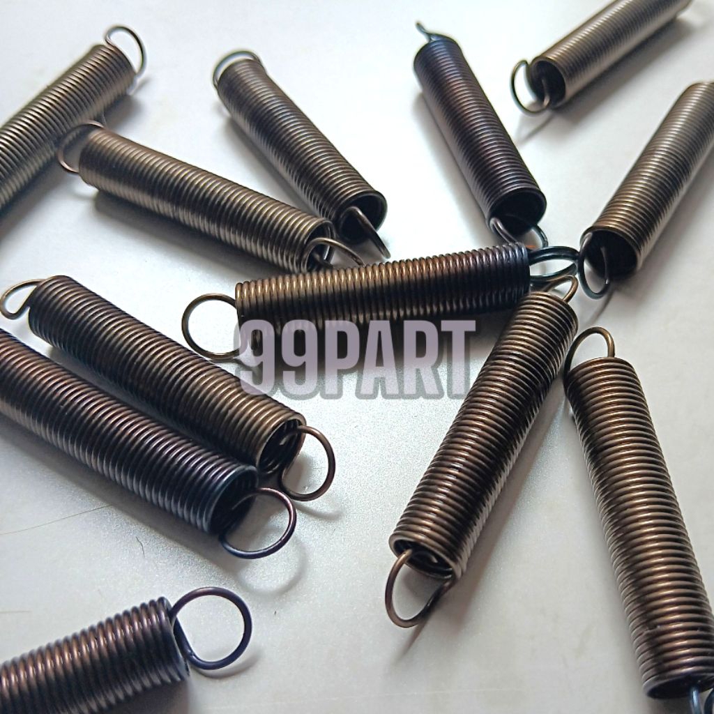Per Spring Tarik Baja 1 mm Panjang Total 58 mm Termurah