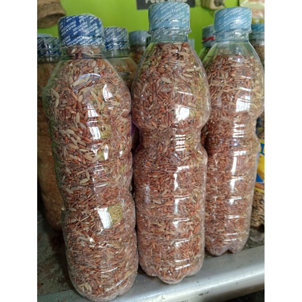 

Beras merah kemasan botol 600liter