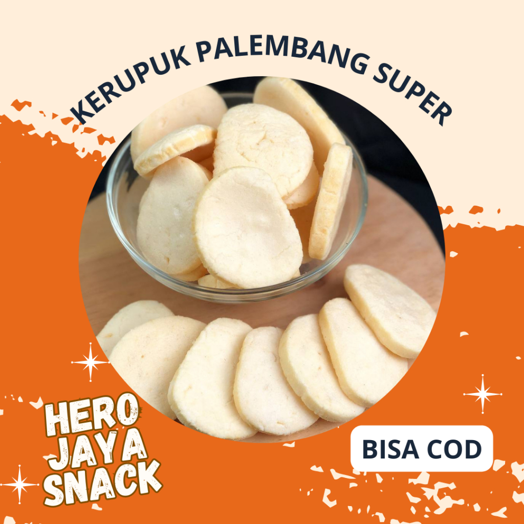 

KERUPUK PALEMBANG SUPER ASLI IKAN TENGGIRI