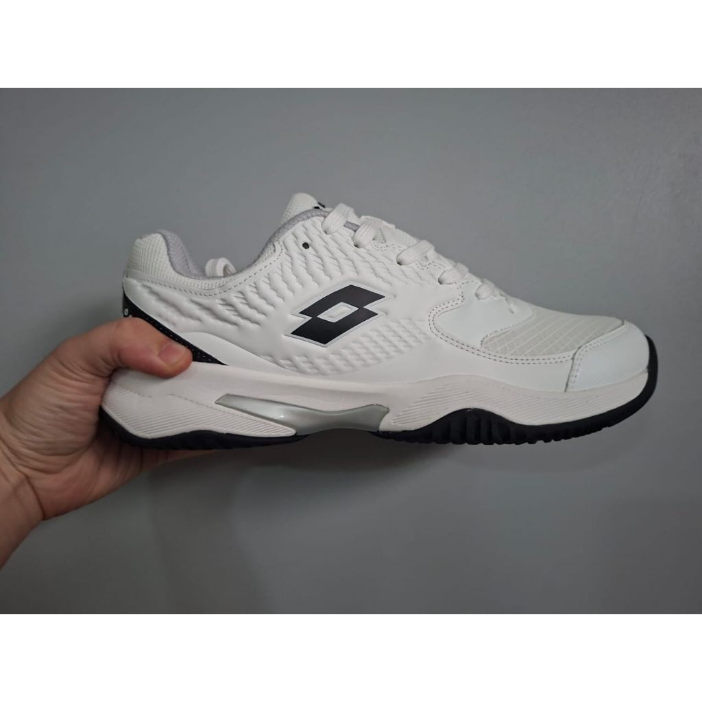 Sepatu Tenis Lotto Donald White Tennis Shoes Lotto Donald Putih