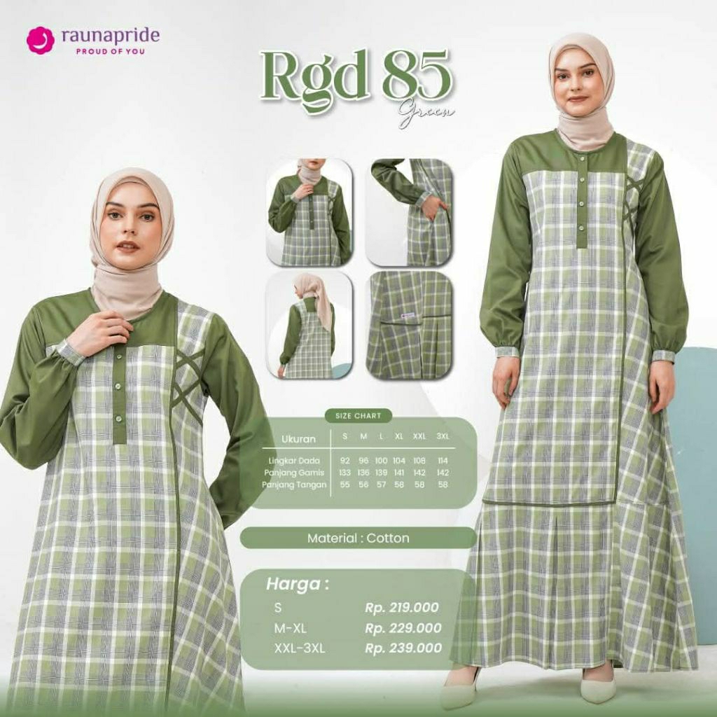 RGD 85 GREEN B | GAMIS BY RAUNA