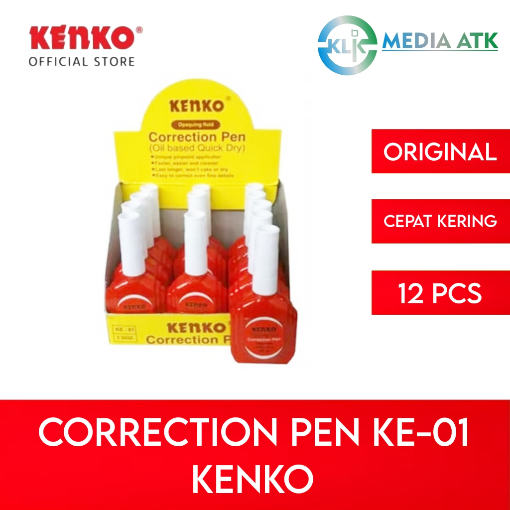 

Correction Pen / Tipe X Kenko Ke-01 - 12 Pcs