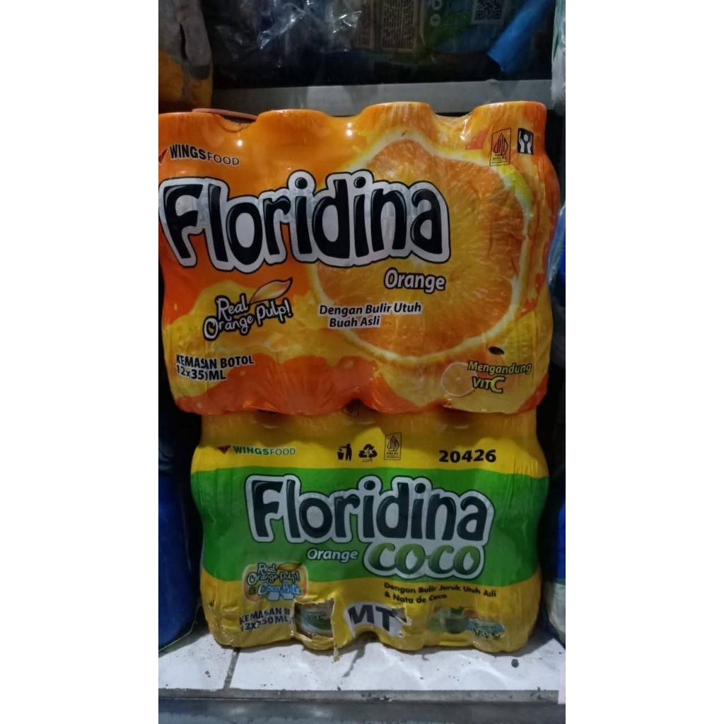Floridina minuman 350 ml/floridina orange/Florida coco