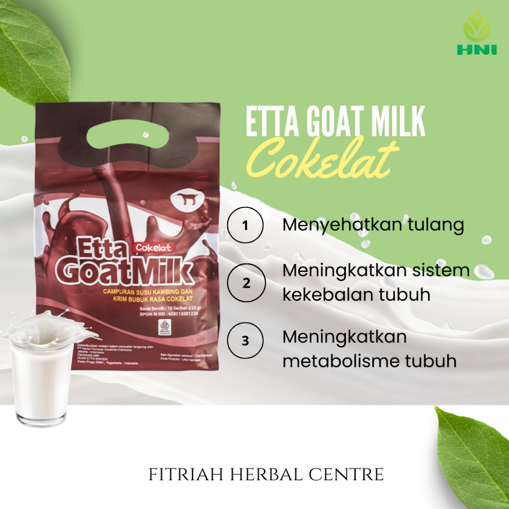 

Susu Kambing Etta Goat Milk Coklat EGM