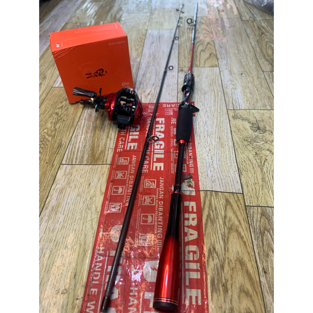 joran zorro hard  1.8M dan kyo red 198cm set bc zorro dragcliker