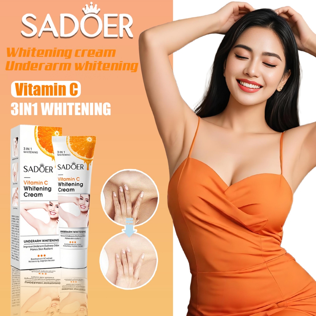 Krim pemutih ketiak vitamin C mengandung krim kecantikan kecantikan yang sempurna - Pemutih selangka