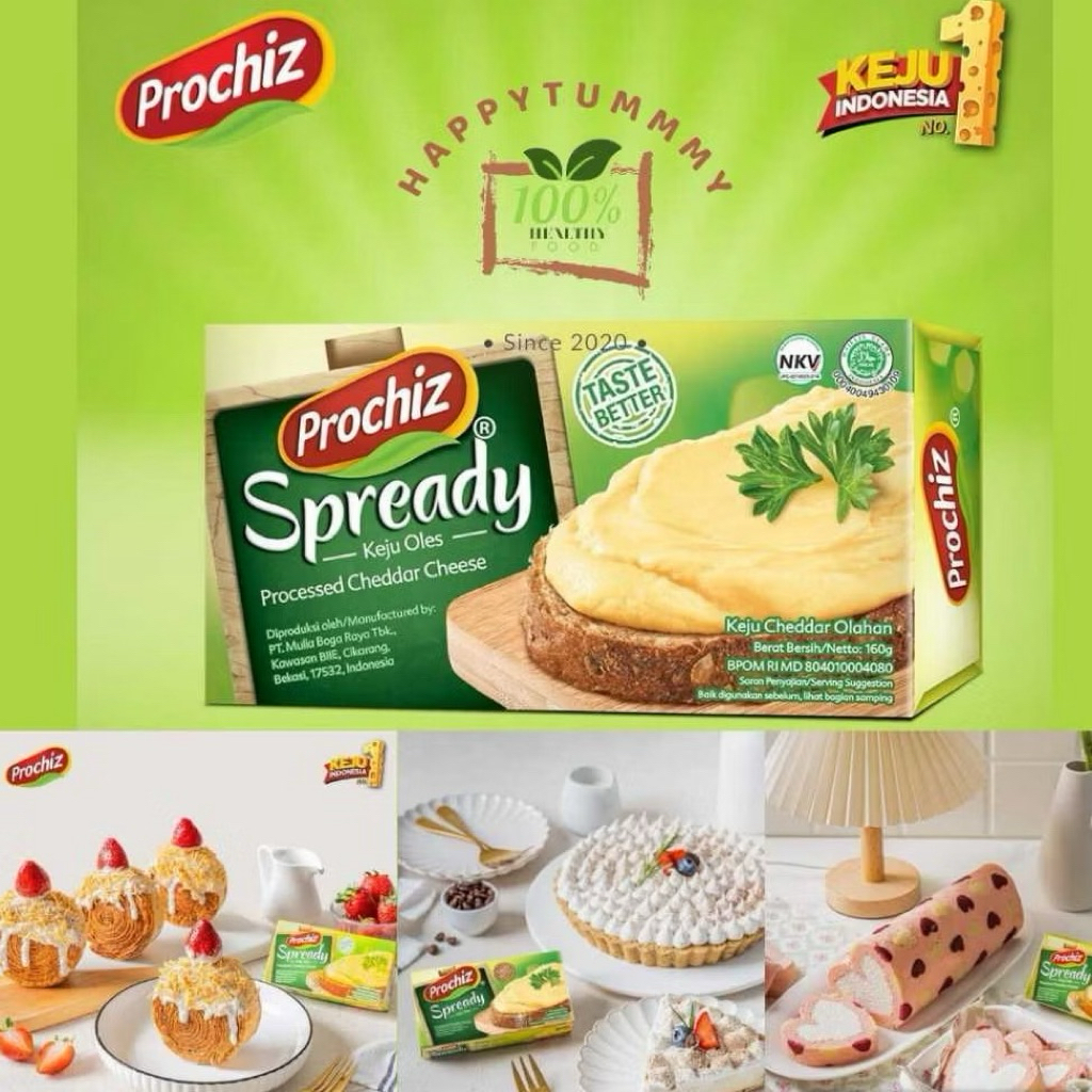 

Keju Prochiz Spready (Keju Oles) 160g