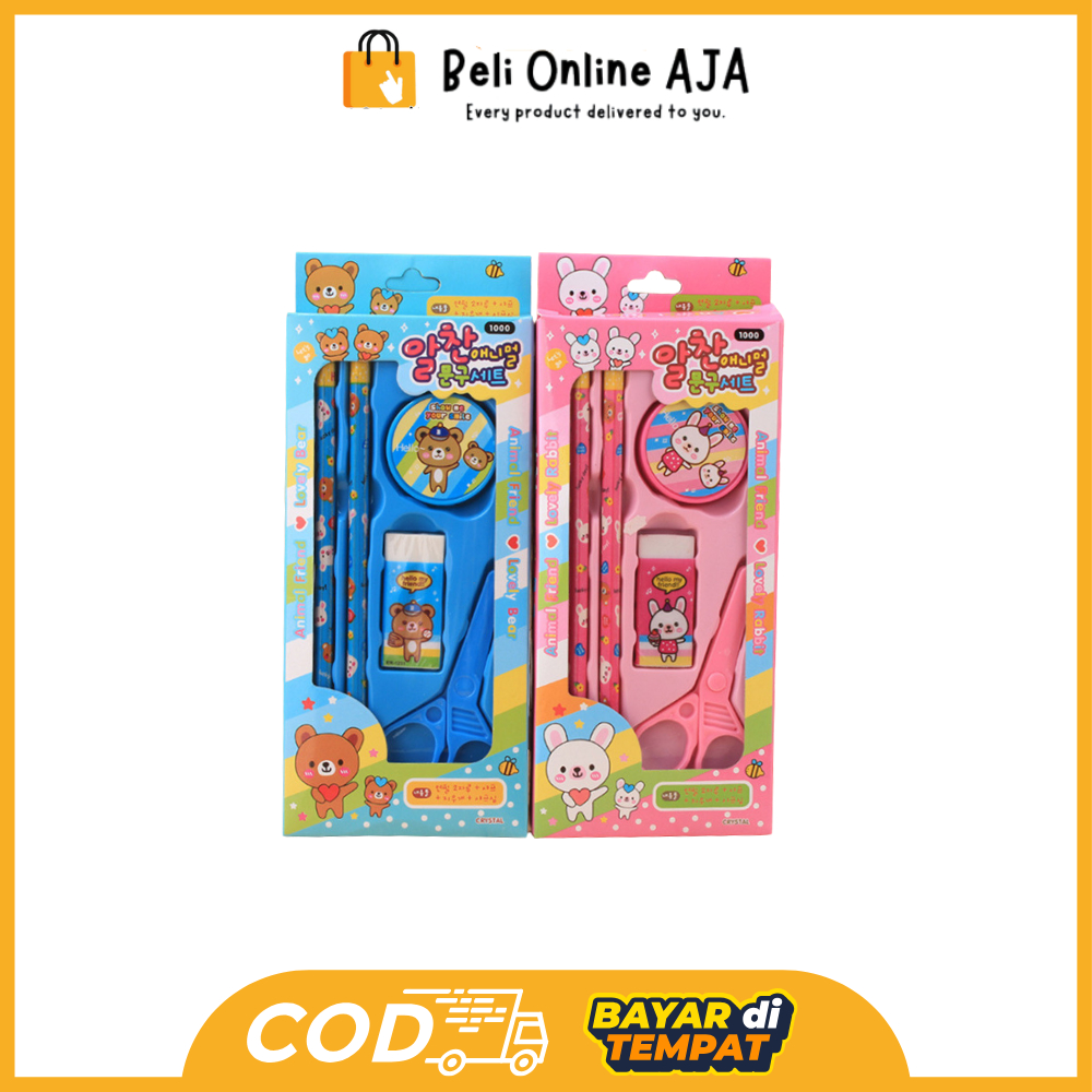 

BOA 2014 Alat Tulis Set Lengkap 5 In 1 Motif Karakter Lucu Y1702