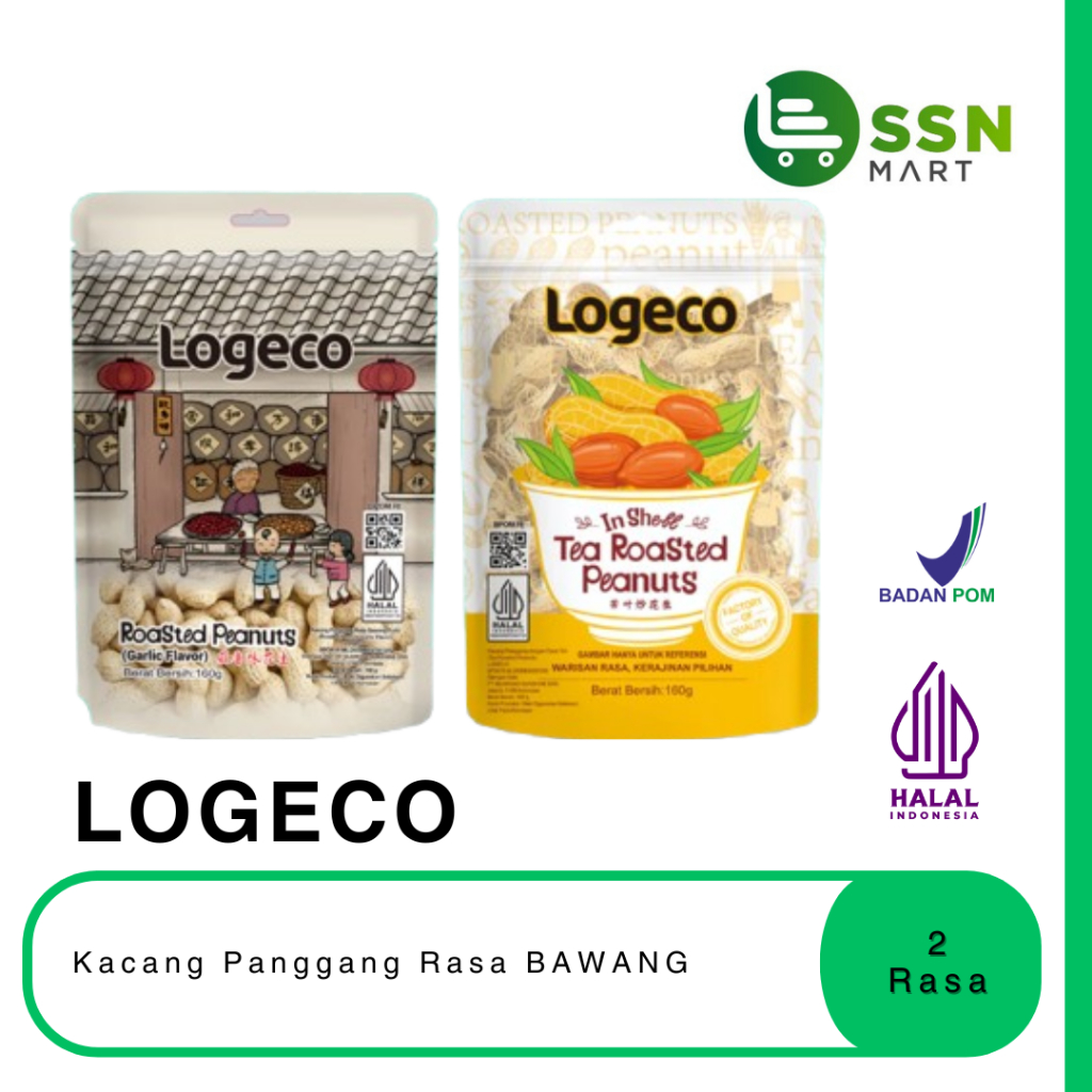 

SSNMart Logeco Kacang Panggang 2 Rasa 160g