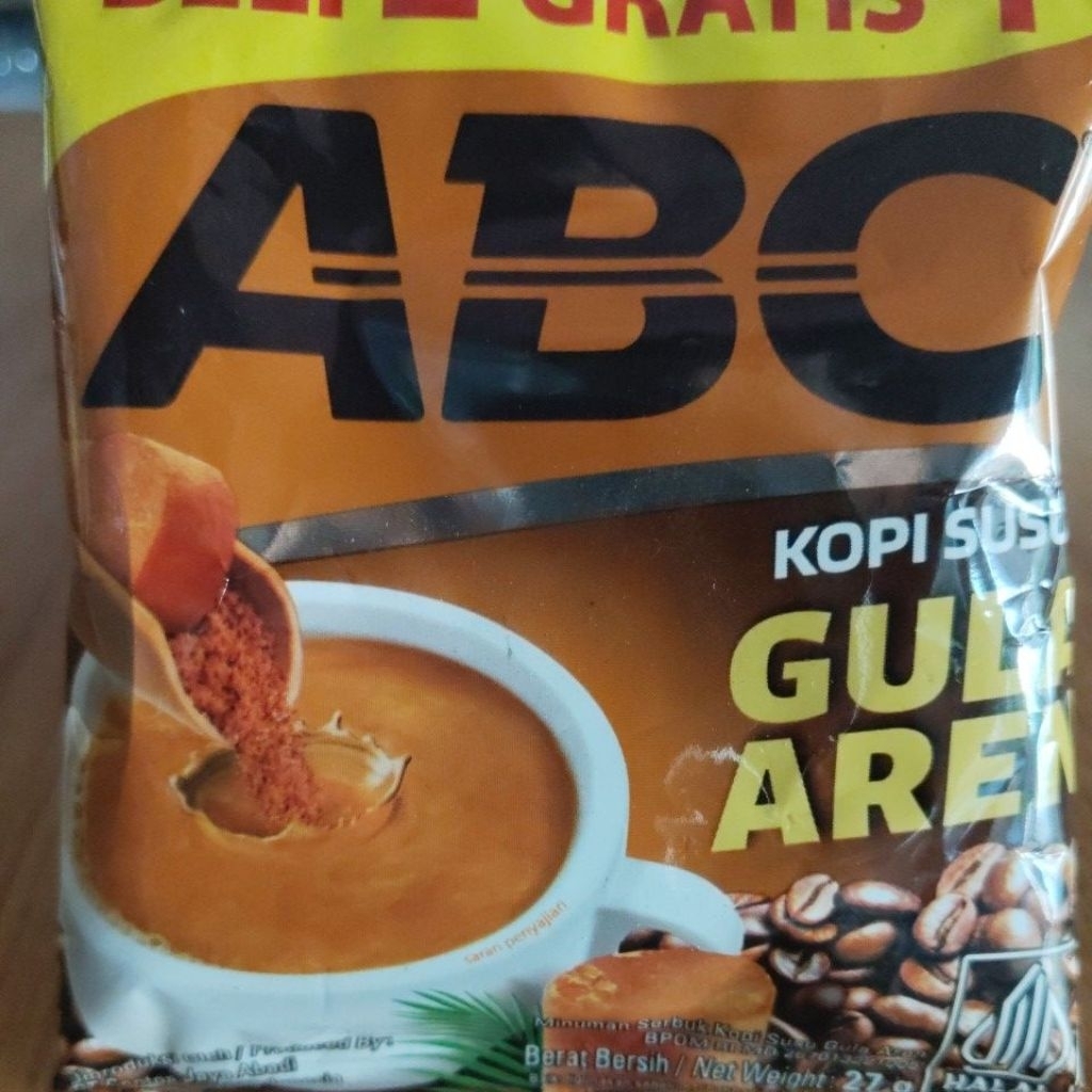 

kopi ABC gula aren rencengan