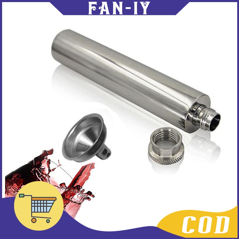 Botol Hip Flask Luar Ruangan Wine Bir Flask Stainless Botol Arak Pipih Serbaguna
