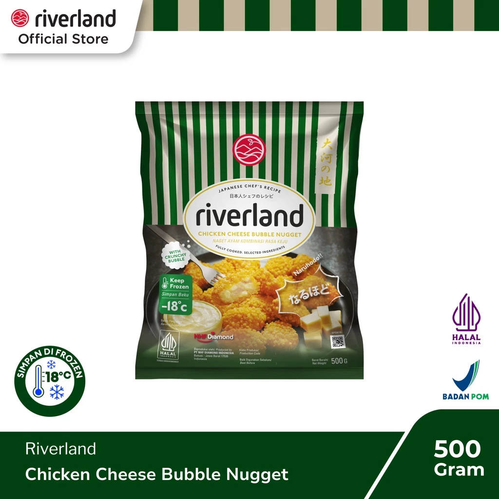 

Chicken Cheese Nugget Bubble 500 Gr