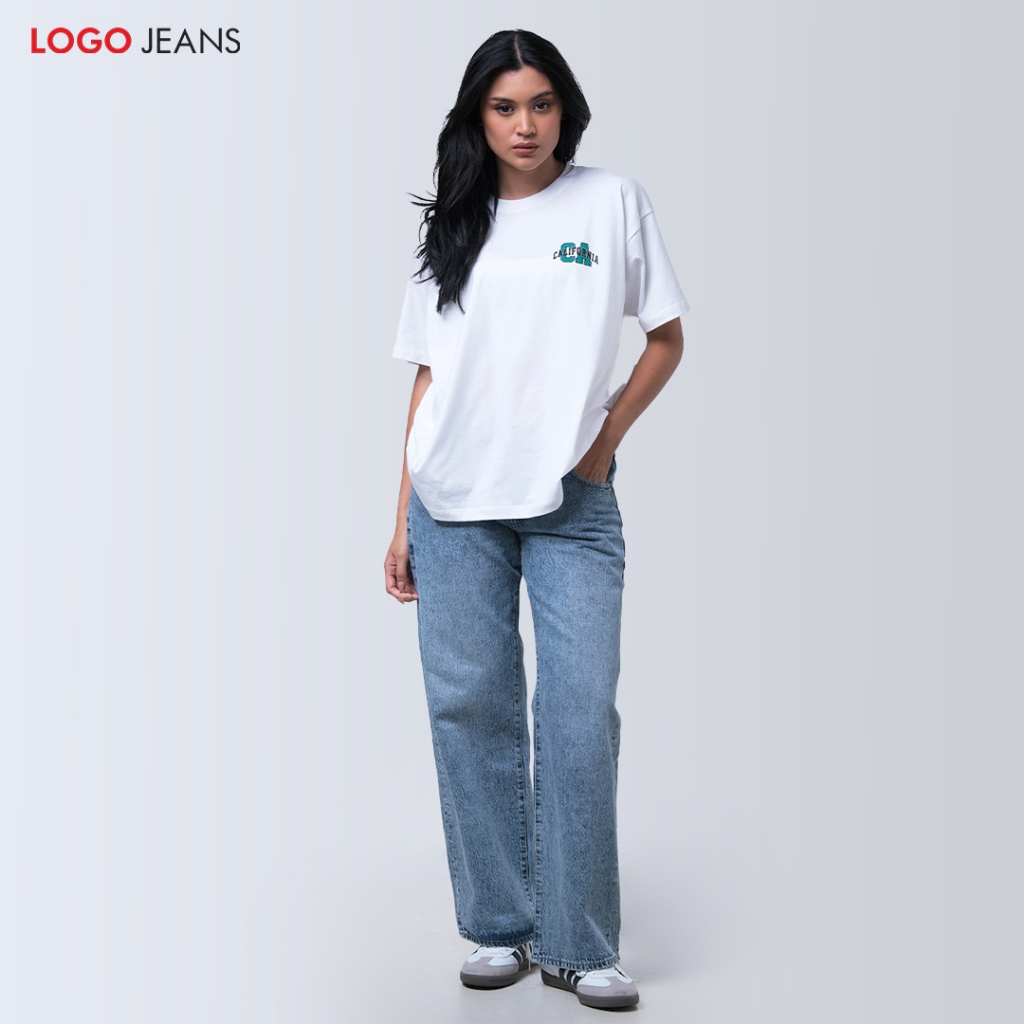 Logo Jeans - Kaos Wanita Rhys 12866L4OW