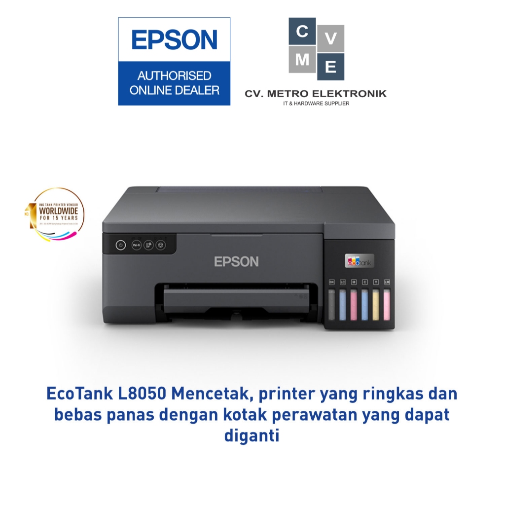 Printer EPSON L8050 L-8050 L 8050 Wifi Foto Card ID Pengganti L805