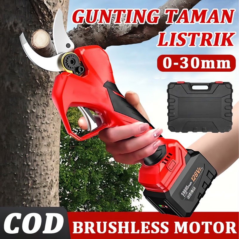 EFFORT Gunting dahan elektrik 0-30mm Gunting taman listrik 600W Brushless garden pemangkas dahan ran