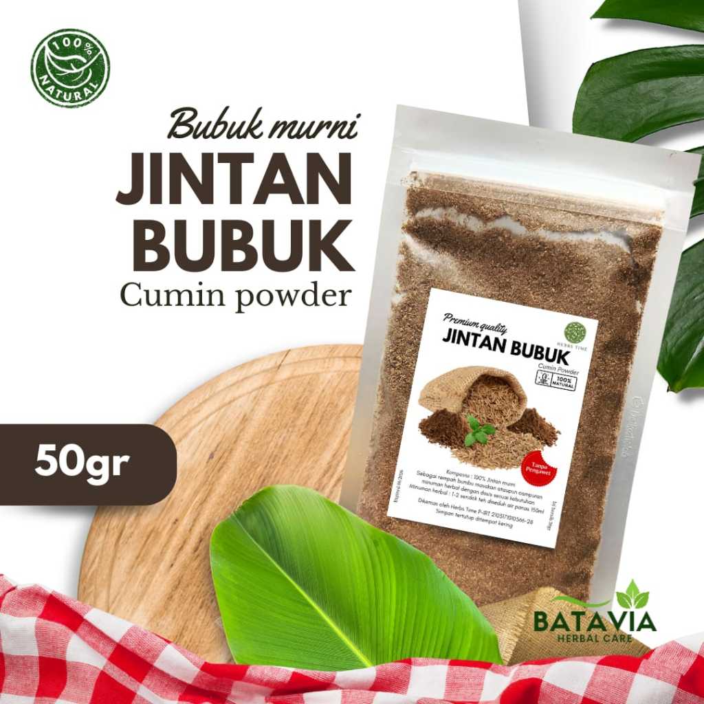 

Jinten Bubuk Murni Cumin Powder Premium Herbs Time 50gr
