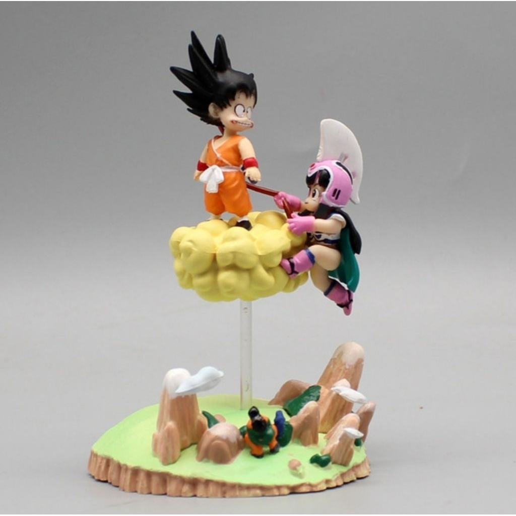 DRAGON BALL GOKU CHI CHI ON KINTOUN FIGURE