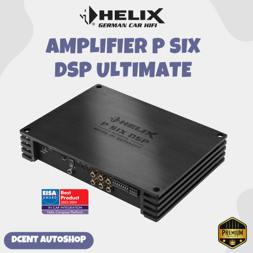 Power Amplifier Mobil - Amplifier P Six DSP Ultimate - 6-channel High-Res - Amplifier Audio Mobil - 