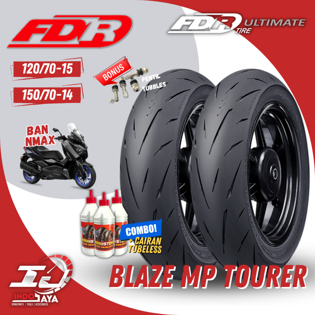 [READY COD] BAN FDR TUBELESS BLAZE MP TOURER RING 14 15 / BAN LUAR BLAZE MP TOURER ( 120/70-15 & 150