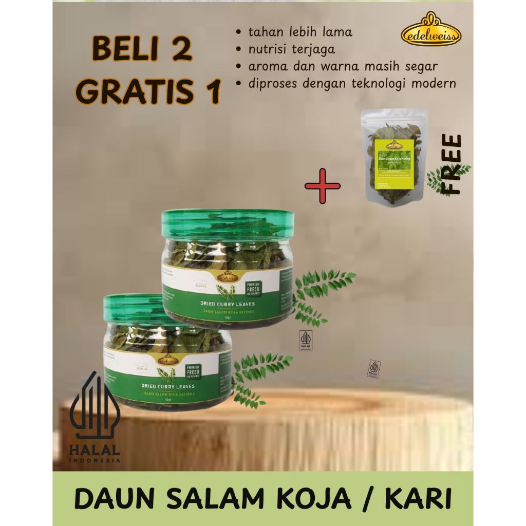 

PROMO MERDEKA!!! Daun Salam Koja / Daun Kari REFILL & TOPLES