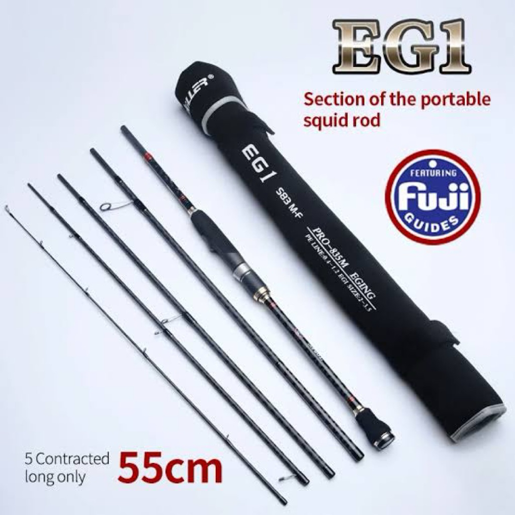 Joran Egi Cumi Lurekiller Egi Pro / Sephia Sambung 5 Travelling Rod 835 2.50cm