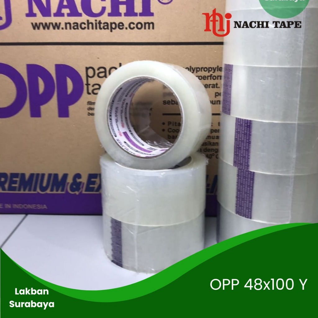 

Lakban Bening Nachi 2"/ 48mm x 100yard