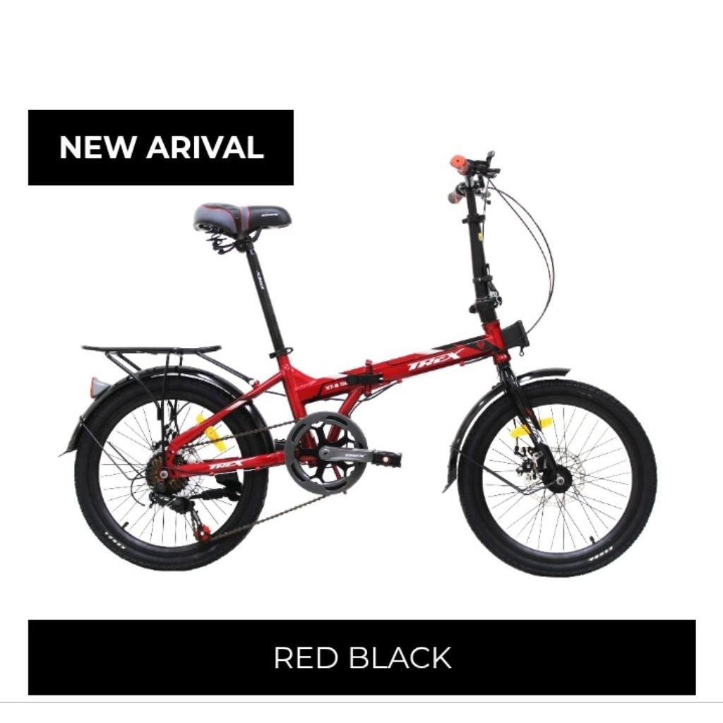 Sepeda Lipat 20 inc TREX XT 9 DB foldingbike 7 speed