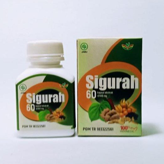 Sigurah 60 Kapsul - Gurah Kesehatan ganguan Pernafasan dan batuk