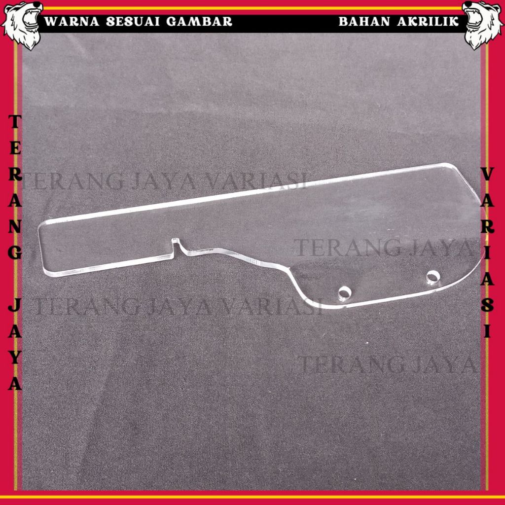 MUDFLAP PENAHAN LUMPUR AKRILIK VARIO 110 TECHNO MIKA KOLONG AKRILIK TRANSPARAN VARIO 110 TECHNO KARB