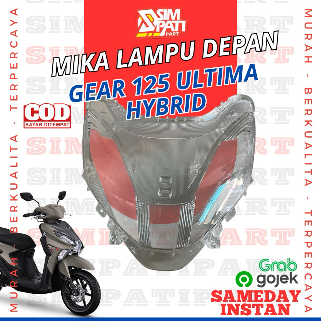 MIKA LAMPU DEPAN YAMAHA MIO GEAR 125 ULTIMA HYBRID