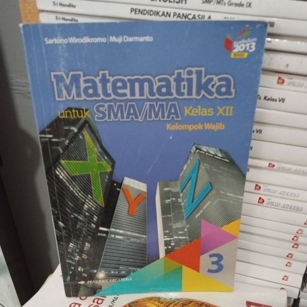 BUKU MATEMATIKA KELAS 3/12 SMA PENERBIT ERLANGGA