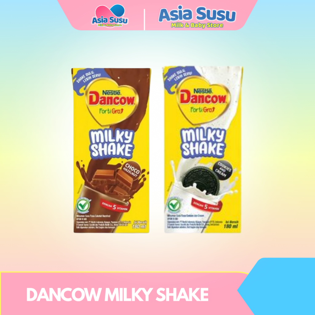 

DANCOW FortiGro Milkyshake Choco hazelnut / Cookies Cream 180ml