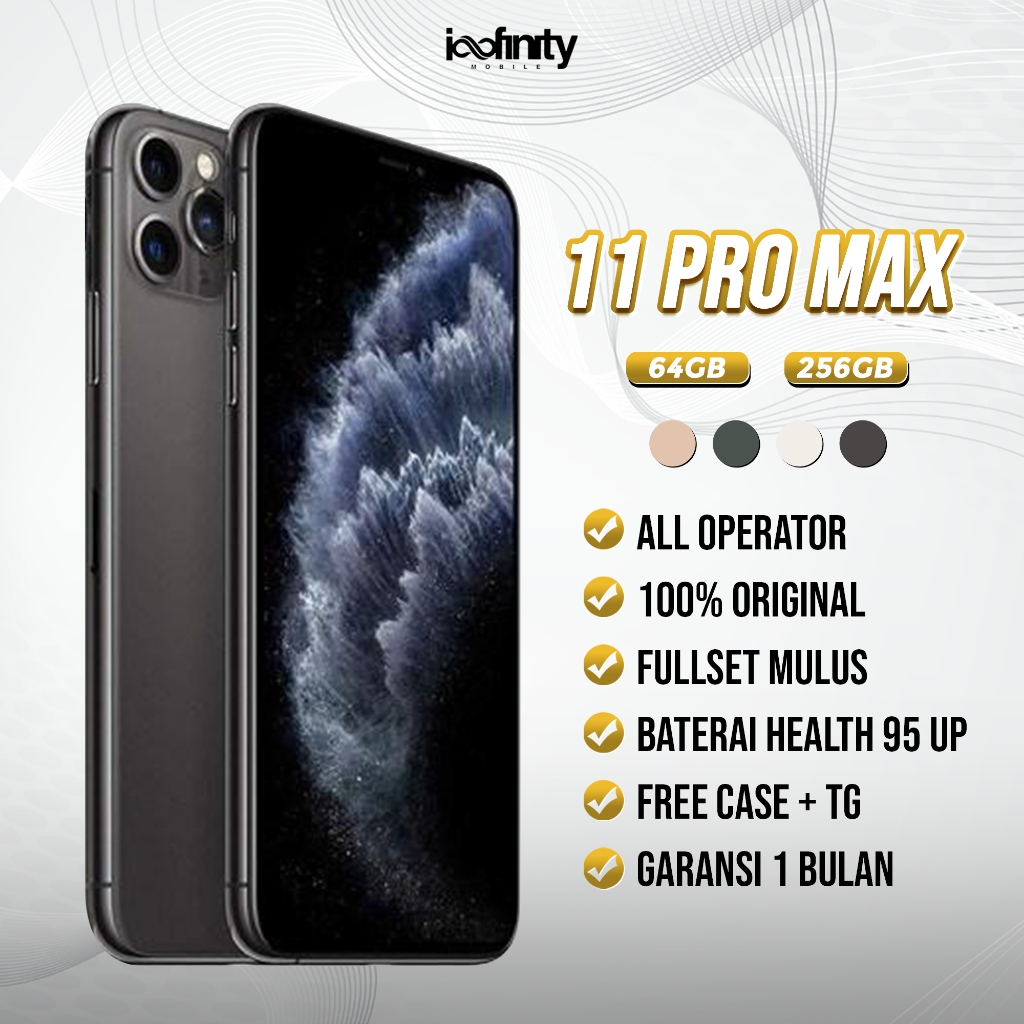 HPiP 11 PROMAX 64GB - 256GB SECOND FULLSET ALL OPERATOR